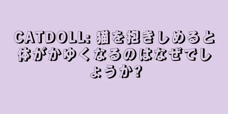 CATDOLL: 猫を抱きしめると体がかゆくなるのはなぜでしょうか?