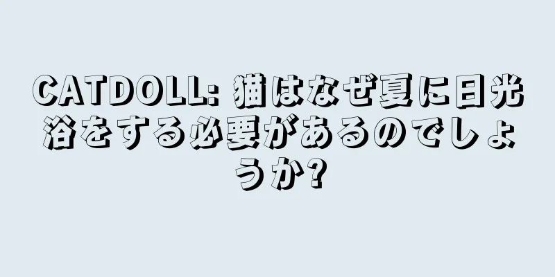 CATDOLL: 猫はなぜ夏に日光浴をする必要があるのでしょうか?