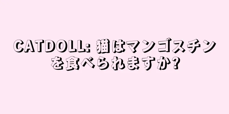 CATDOLL: 猫はマンゴスチンを食べられますか?