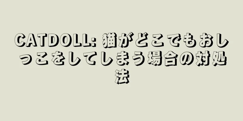 CATDOLL: 猫がどこでもおしっこをしてしまう場合の対処法
