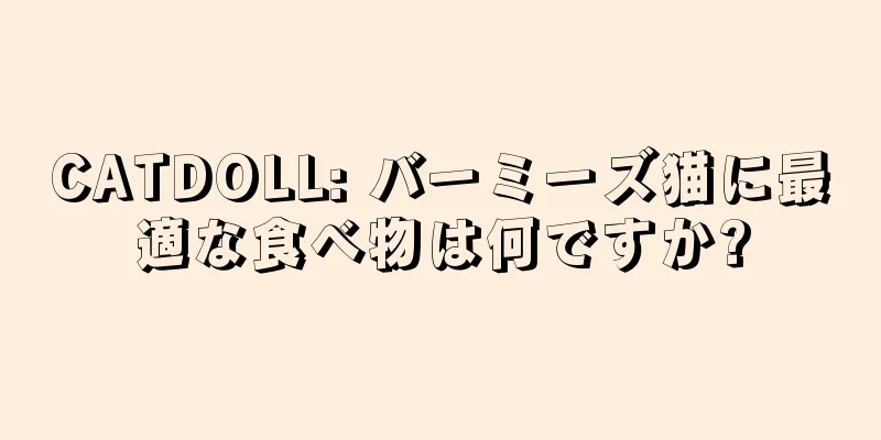 CATDOLL: バーミーズ猫に最適な食べ物は何ですか?
