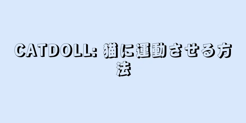 CATDOLL: 猫に運動させる方法