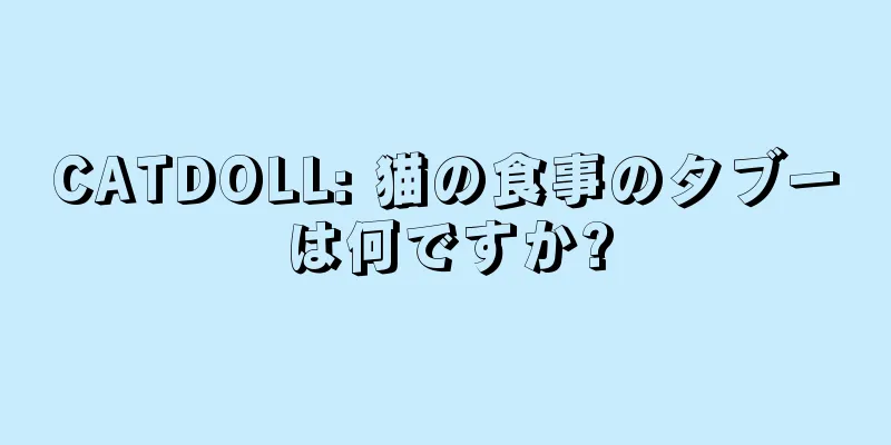 CATDOLL: 猫の食事のタブーは何ですか?