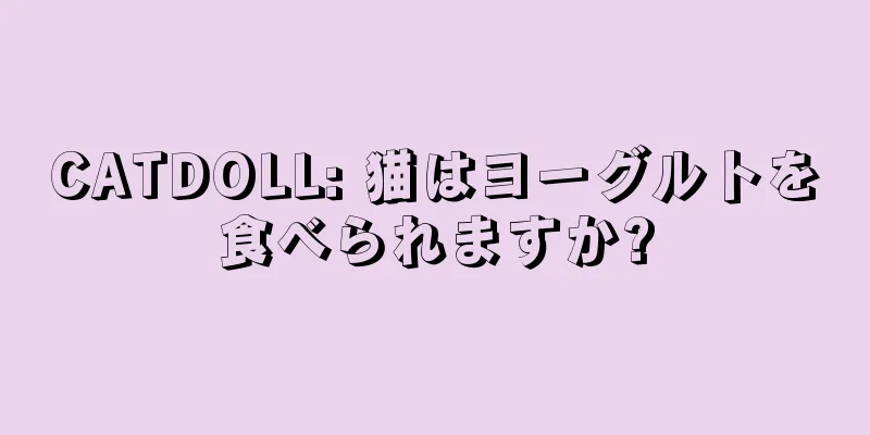 CATDOLL: 猫はヨーグルトを食べられますか?