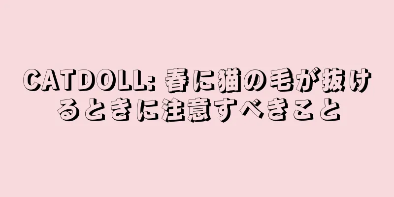 CATDOLL: 春に猫の毛が抜けるときに注意すべきこと