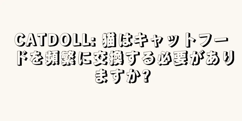 CATDOLL: 猫はキャットフードを頻繁に交換する必要がありますか?