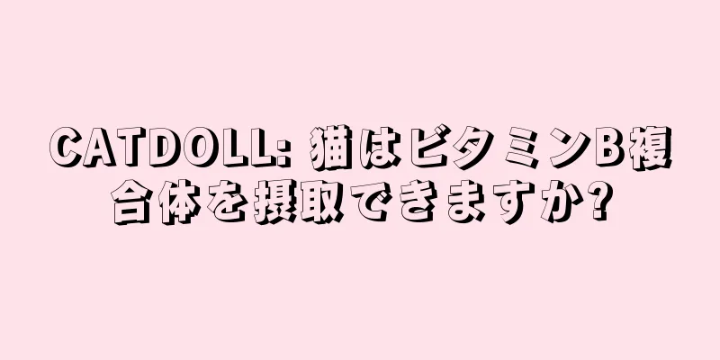 CATDOLL: 猫はビタミンB複合体を摂取できますか?