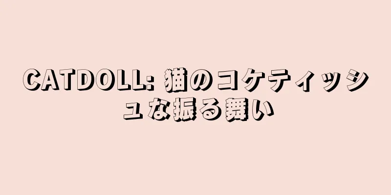 CATDOLL: 猫のコケティッシュな振る舞い