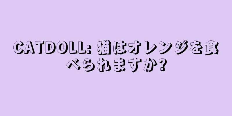 CATDOLL: 猫はオレンジを食べられますか?