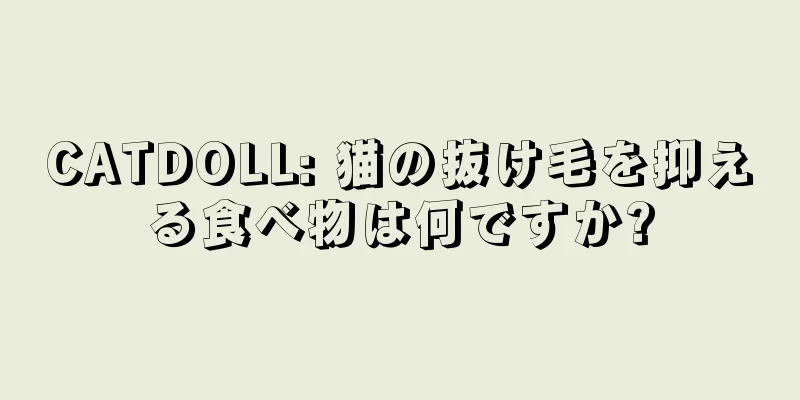 CATDOLL: 猫の抜け毛を抑える食べ物は何ですか?