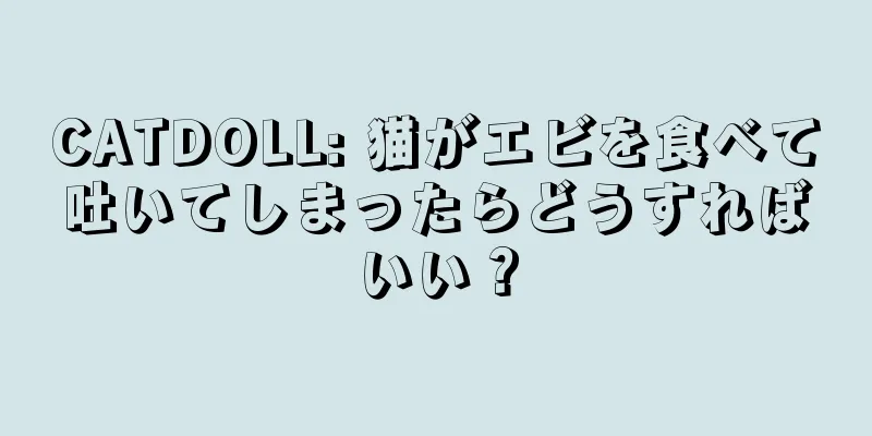 CATDOLL: 猫がエビを食べて吐いてしまったらどうすればいい？