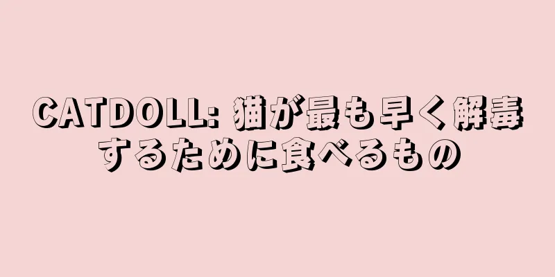 CATDOLL: 猫が最も早く解毒するために食べるもの