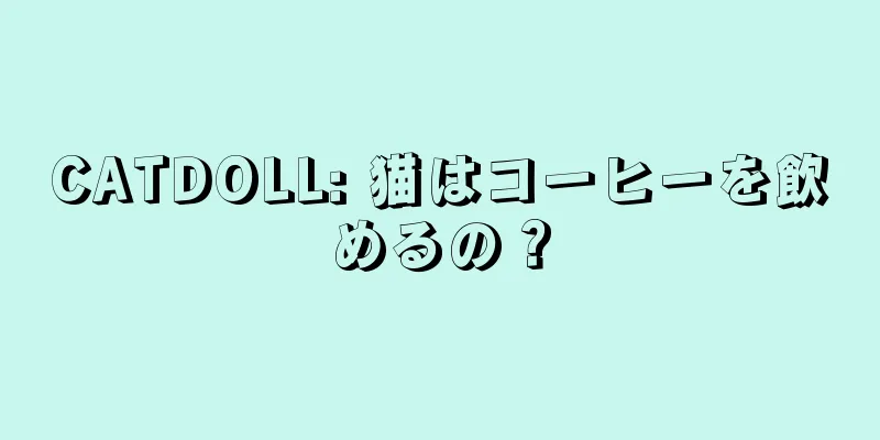 CATDOLL: 猫はコーヒーを飲めるの？