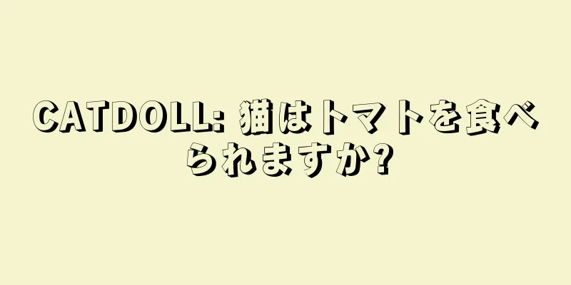 CATDOLL: 猫はトマトを食べられますか?