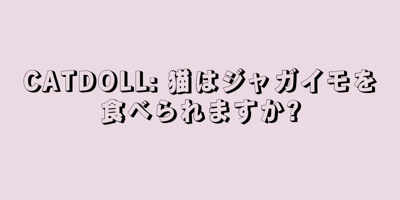 CATDOLL: 猫はジャガイモを食べられますか?