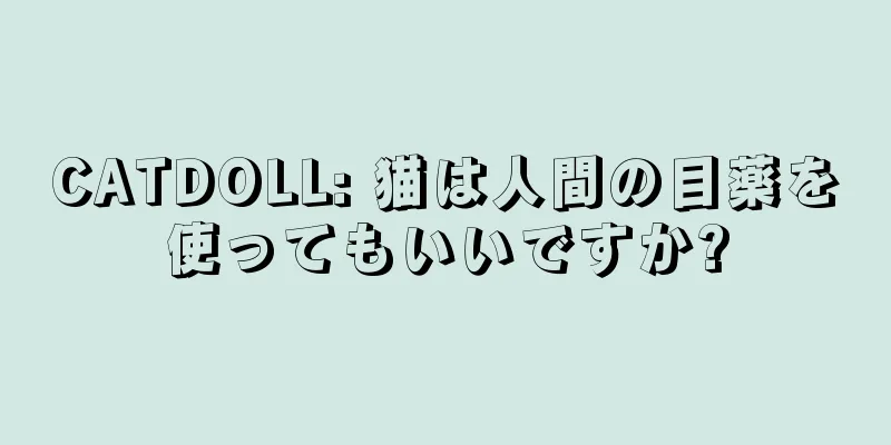 CATDOLL: 猫は人間の目薬を使ってもいいですか?