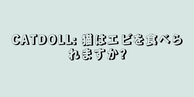 CATDOLL: 猫はエビを食べられますか?