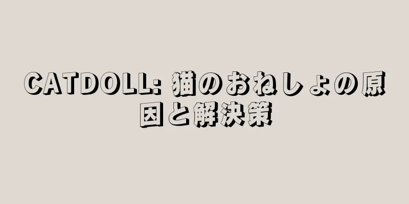 CATDOLL: 猫のおねしょの原因と解決策
