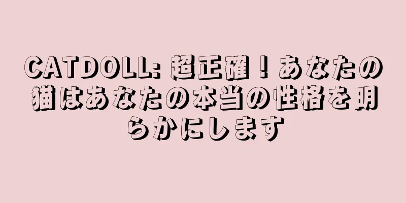 CATDOLL: 超正確！あなたの猫はあなたの本当の性格を明らかにします