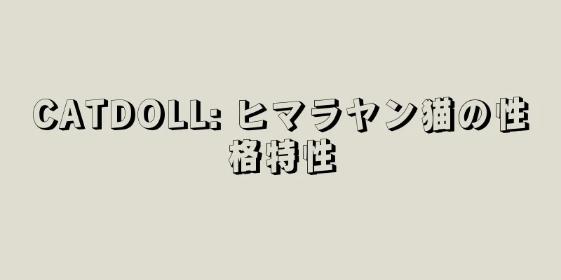 CATDOLL: ヒマラヤン猫の性格特性
