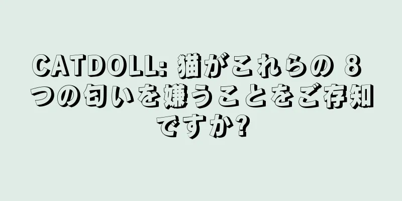 CATDOLL: 猫がこれらの 8 つの匂いを嫌うことをご存知ですか?