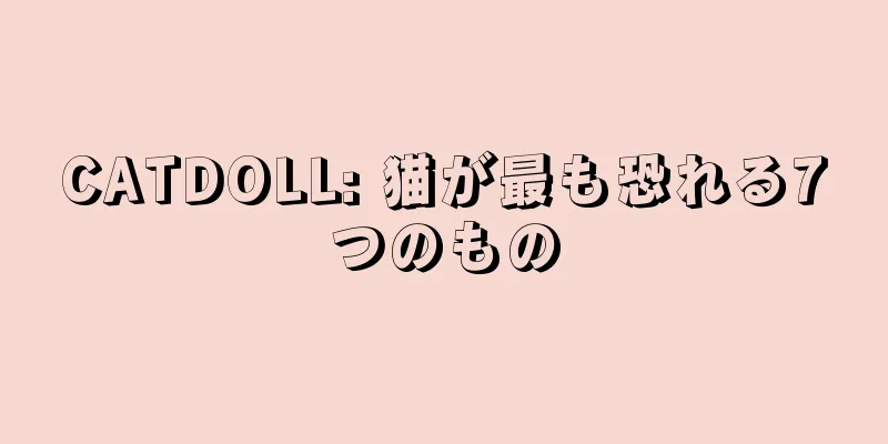 CATDOLL: 猫が最も恐れる7つのもの