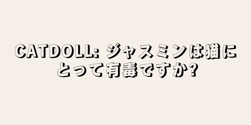 CATDOLL: ジャスミンは猫にとって有毒ですか?