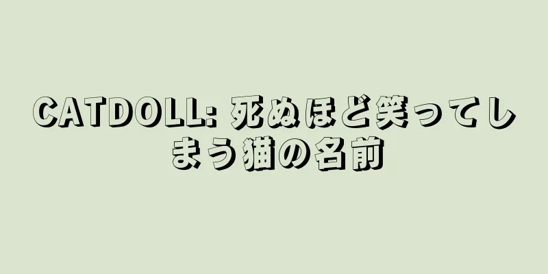 CATDOLL: 死ぬほど笑ってしまう猫の名前