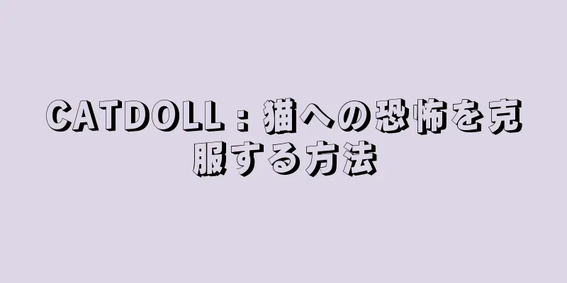 CATDOLL : 猫への恐怖を克服する方法