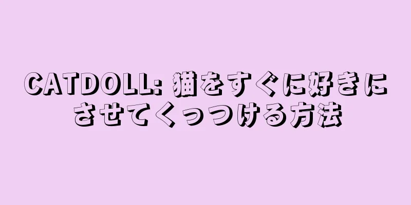 CATDOLL: 猫をすぐに好きにさせてくっつける方法
