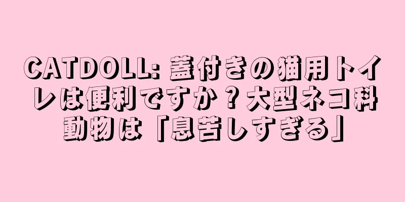 CATDOLL: 蓋付きの猫用トイレは便利ですか？大型ネコ科動物は「息苦しすぎる」