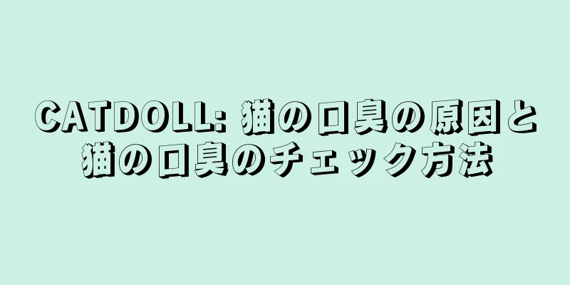 CATDOLL: 猫の口臭の原因と猫の口臭のチェック方法