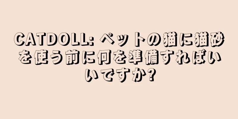 CATDOLL: ペットの猫に猫砂を使う前に何を準備すればいいですか?