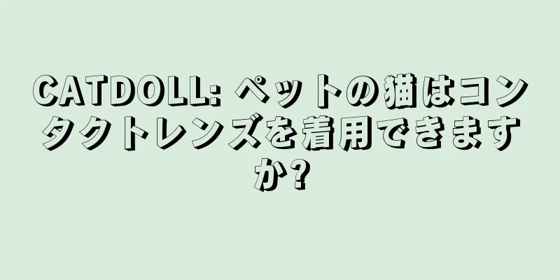 CATDOLL: ペットの猫はコンタクトレンズを着用できますか?