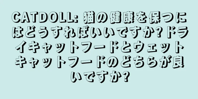 CATDOLL: 猫の健康を保つにはどうすればいいですか?ドライキャットフードとウェットキャットフードのどちらが良いですか?