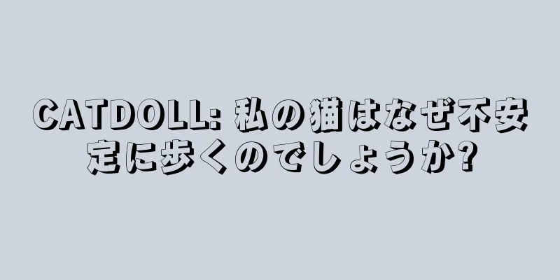 CATDOLL: 私の猫はなぜ不安定に歩くのでしょうか?