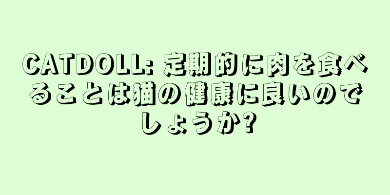 CATDOLL: 定期的に肉を食べることは猫の健康に良いのでしょうか?