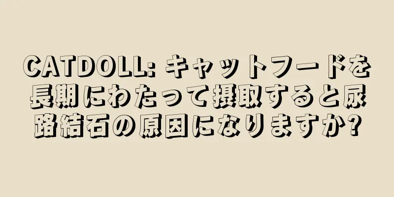 CATDOLL: キャットフードを長期にわたって摂取すると尿路結石の原因になりますか?