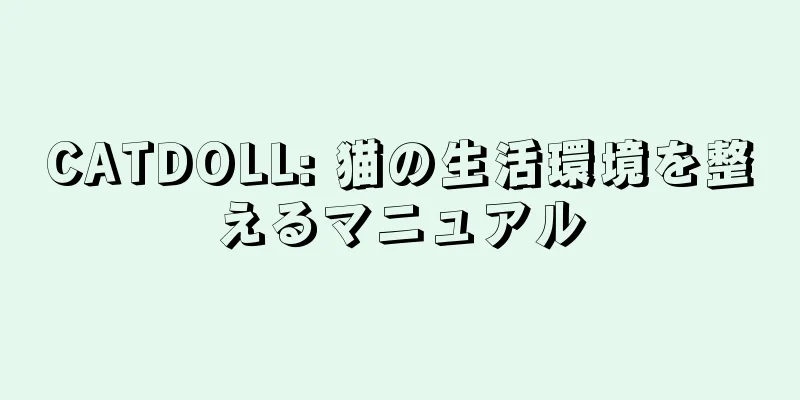 CATDOLL: 猫の生活環境を整えるマニュアル