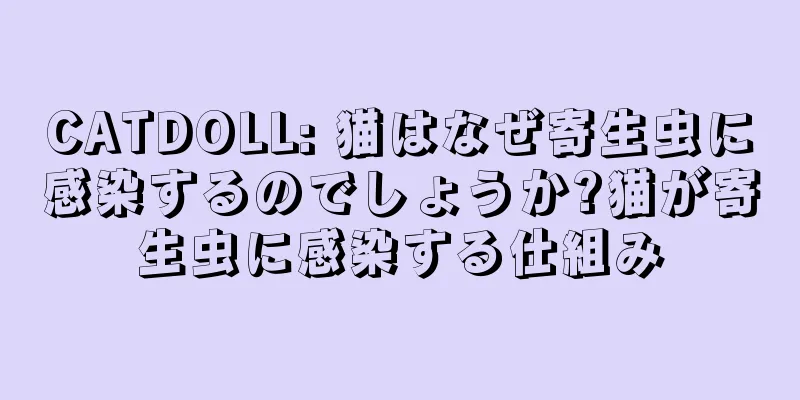 CATDOLL: 猫はなぜ寄生虫に感染するのでしょうか?猫が寄生虫に感染する仕組み
