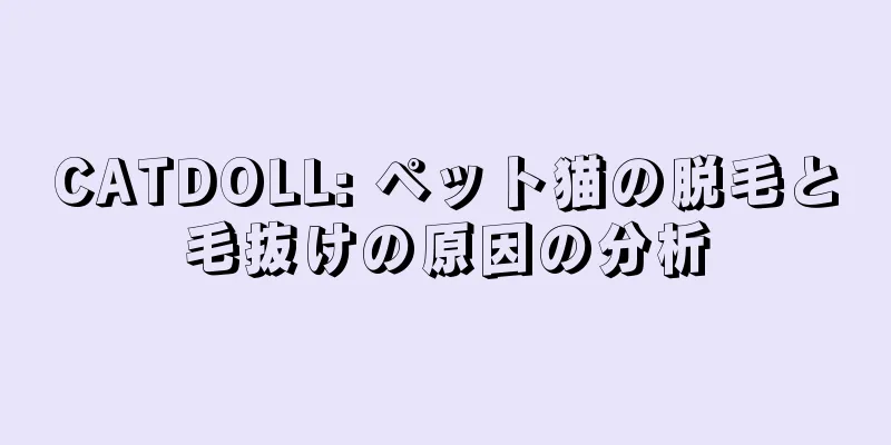 CATDOLL: ペット猫の脱毛と毛抜けの原因の分析
