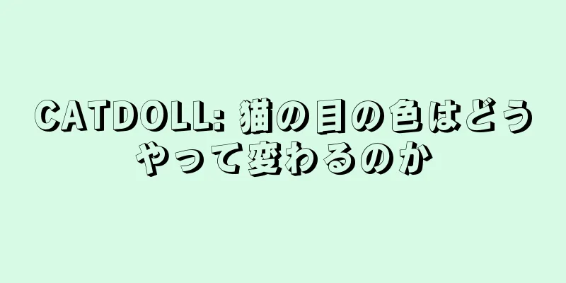 CATDOLL: 猫の目の色はどうやって変わるのか
