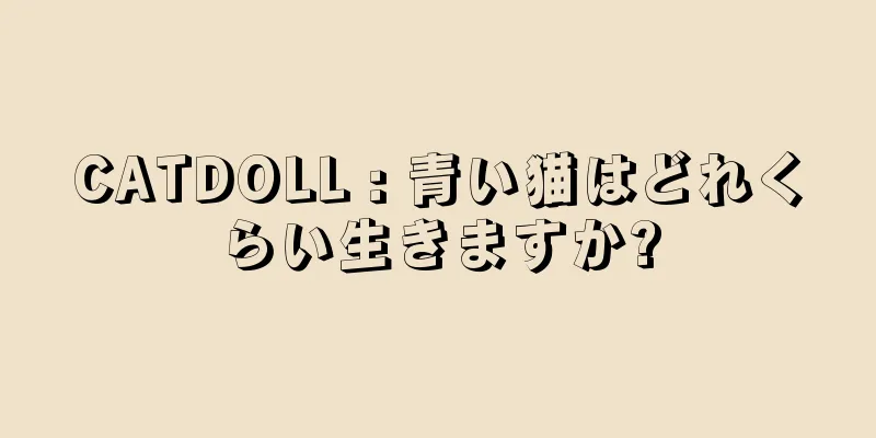 CATDOLL : 青い猫はどれくらい生きますか?