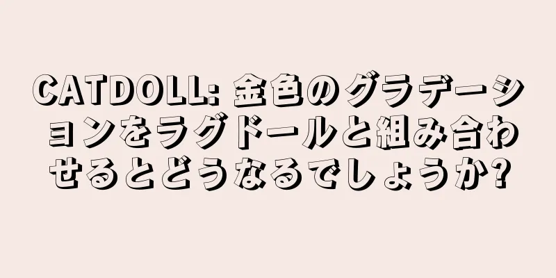 CATDOLL: 金色のグラデーションをラグドールと組み合わせるとどうなるでしょうか?