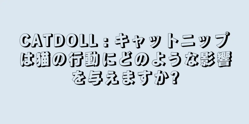 CATDOLL : キャットニップは猫の行動にどのような影響を与えますか?