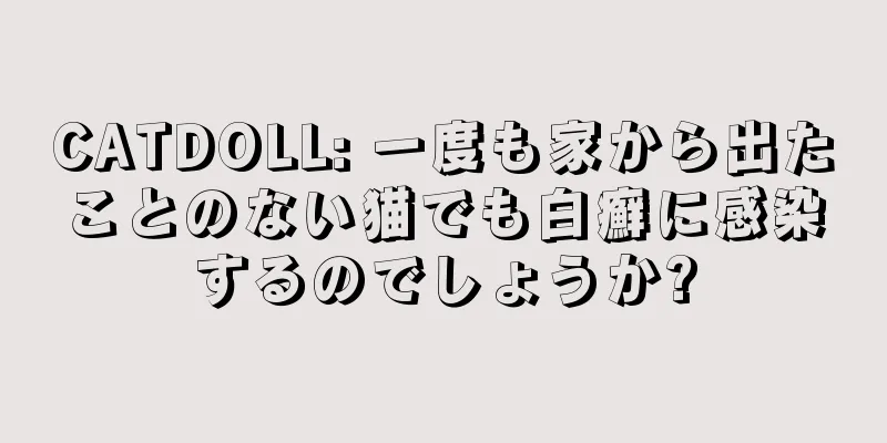 CATDOLL: 一度も家から出たことのない猫でも白癬に感染するのでしょうか?