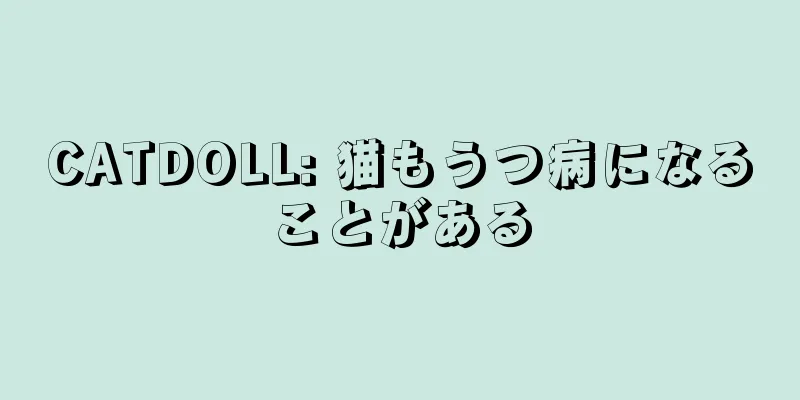 CATDOLL: 猫もうつ病になることがある