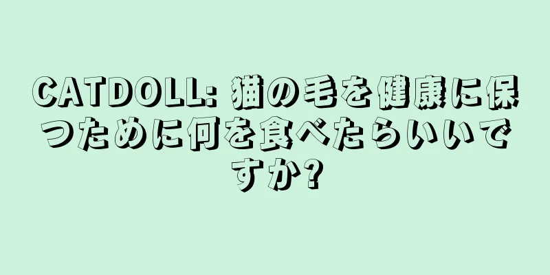 CATDOLL: 猫の毛を健康に保つために何を食べたらいいですか?