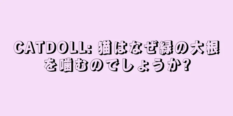 CATDOLL: 猫はなぜ緑の大根を噛むのでしょうか?