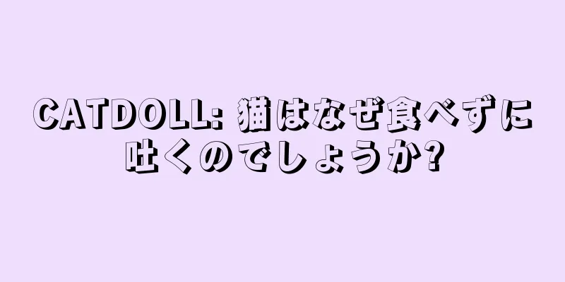 CATDOLL: 猫はなぜ食べずに吐くのでしょうか?